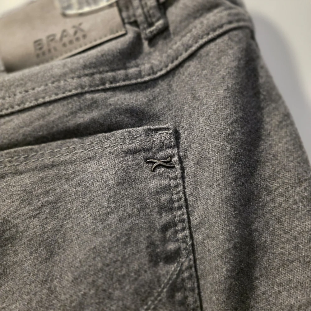 Brax Men's Feel Good Pants 38 Cooper Fancy Regular Fit Brown Gray Lot of 2